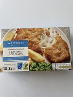 2 Battered Cod Fillets