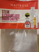 Steak & caramelised onion chutney sandwich
