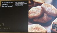 Colombian coffee shortbreads