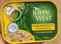 Sardinefilets in zonnebloemolie