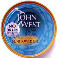 Tuna Steak with a little Sunflower Oil