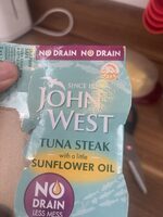 Tuna Steak with a little sunflower oil