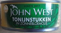 Tonijnstukken in zonnebloemolie