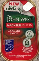 Mackerel fillets in tomato sauce
