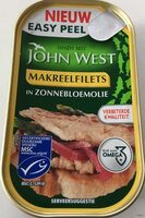 Makreelsfilet in zonnebloemolie