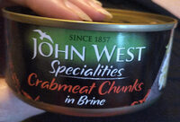 Crabmeat chunks in brine