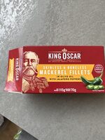 King Oscar skinless & boneless mackerel fillets