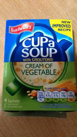 Cup a Soup Cream of Vegetable