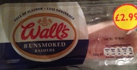 Unsmoked rashers