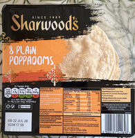 Sharwood's Poppadoms, Plain