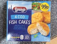 4 cod fish cakes