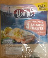 Pacific pink salmon fillets