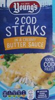 Young's Cod Steak in a butter sauce