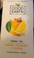 Ginger, Tumeric & Lemon Herbal Tea