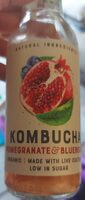 Pommegranate and blueberry kombucha