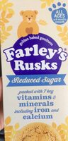 Farley's reduced sugar rusks