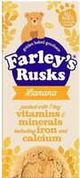 Farleys Rusks 4 Month Reduced Sugar Banana 9