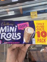 Raspberry mini rolls