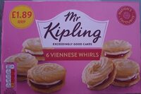 Mr Kipling 6 Viennese Whirls