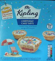 4 Birthday Cake Tarts