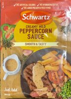 Creamy mild peppercorn sauce