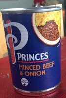 Princes minced beef and onion