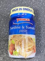 Sardine and tomato paste