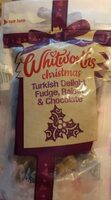 Turkish delight fudge, raisin & chocolate