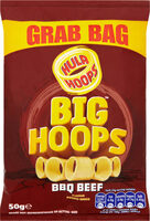 Hula Hoops Big Hoops BBQ Beef Flavour Potato Rings