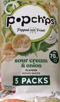 Sour cream & onion flavour potato chips