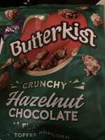 Crunchy Hazelnut Chocolate Toffee Popcorn