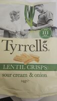 Lentil Crisps Sour Cream and Onion