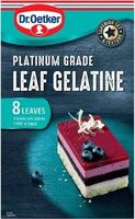 Platinum Grade Leaf Gelatine 8 Leaves