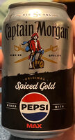 Captain Morgan spiced rum with Pepsi Max drink, 5,0%