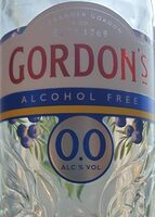 Alcohol free Gordon's