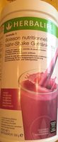 Shake framboise/myrtille