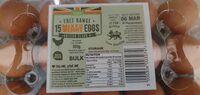 Asda free Range mixed weight Eggs