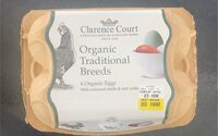 Organic traditional breeds eggs