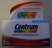 Centrum Fruity Chewables Multivitamin