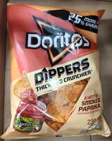 Doritos Dippers Thicker & Crunchier A Hint or Paprika