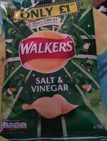 Walkers salt & vinegar