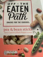 Pea and Bean Sticks (Sour Cream and Black Pepper)
