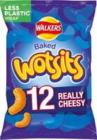Baked Wotsits 12 Really Cheesy flavour corn puffs