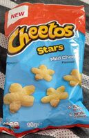 Cheetos stars mild cheese flavour