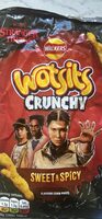 Wotsits Crunchy Sweet & Spicy Flamin' Hot flavour corn puffs
