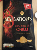 Thai sweet chilli flavour potato crisps
