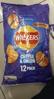 Walkers Cheese onion 12pk