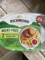 Meat free Quarter Pounder Burgers