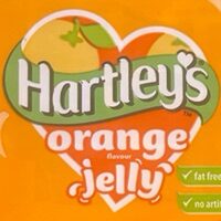 Orange flavour jelly