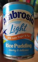 Ambrosia light rice pudding